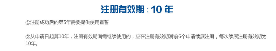 美國商標(biāo)注冊有效期 美國商標(biāo)注冊有效期