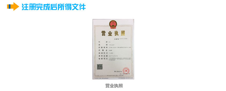 義烏個(gè)體工商戶注冊(cè)完成后獲得的文件 義烏個(gè)體工商戶注冊(cè)完成后獲得的文件